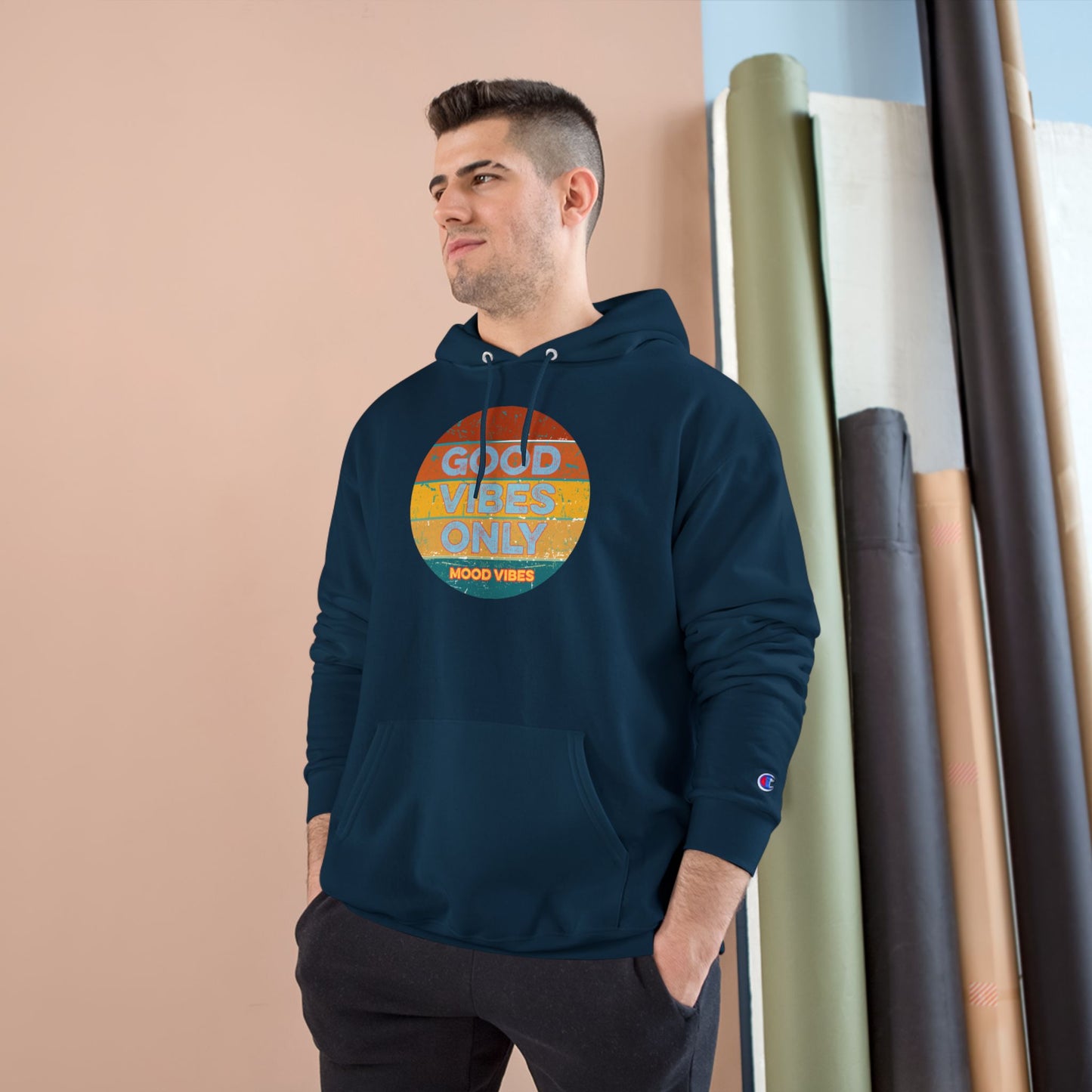 Good Vibes Only Champion Hoodie = Mood Vibes