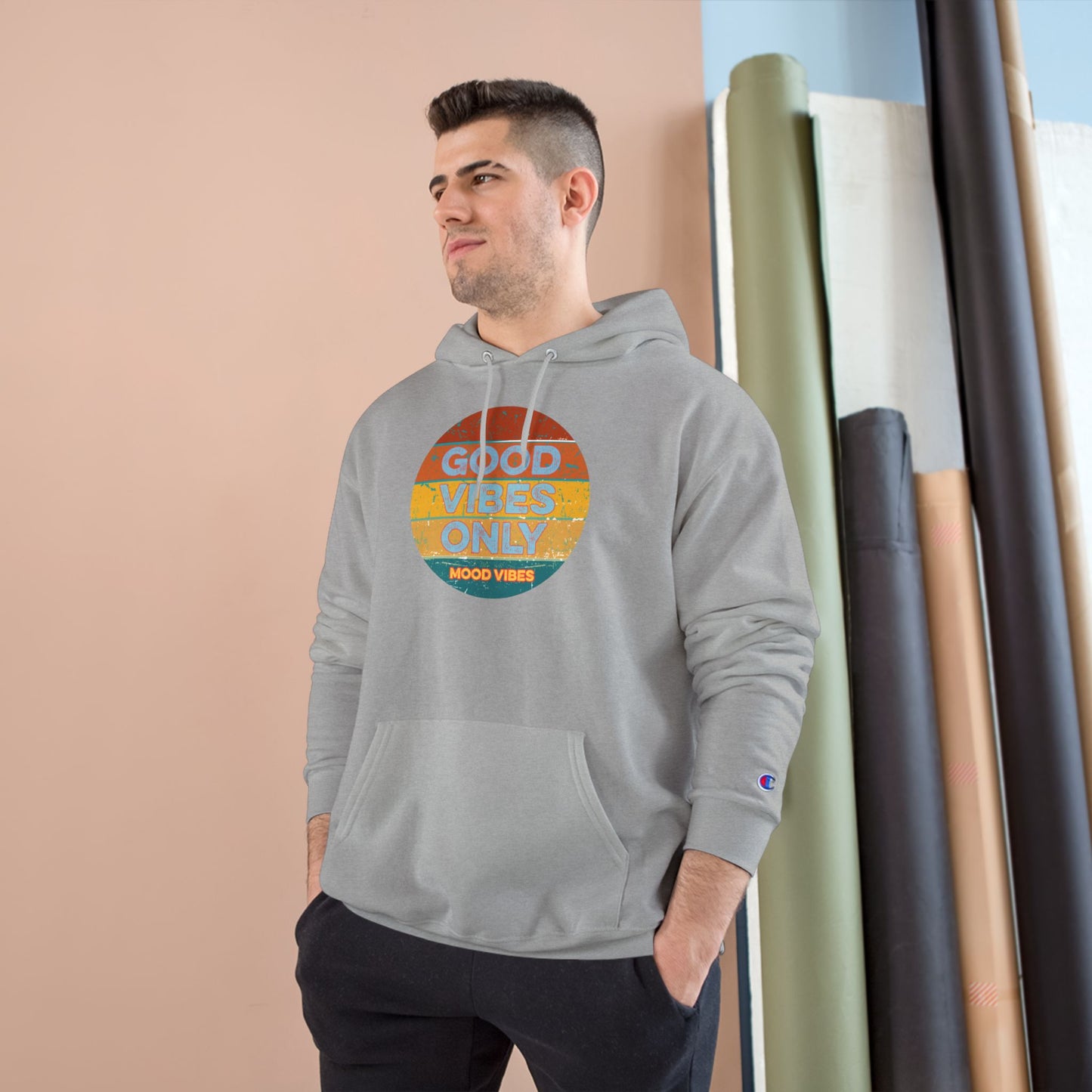 Good Vibes Only Champion Hoodie = Mood Vibes
