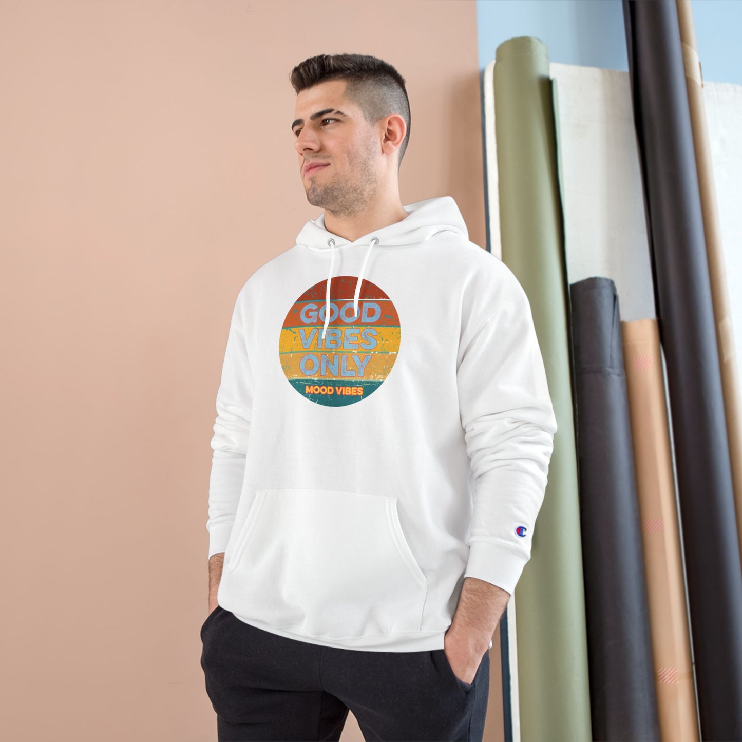 Good Vibes Only Champion Hoodie = Mood Vibes