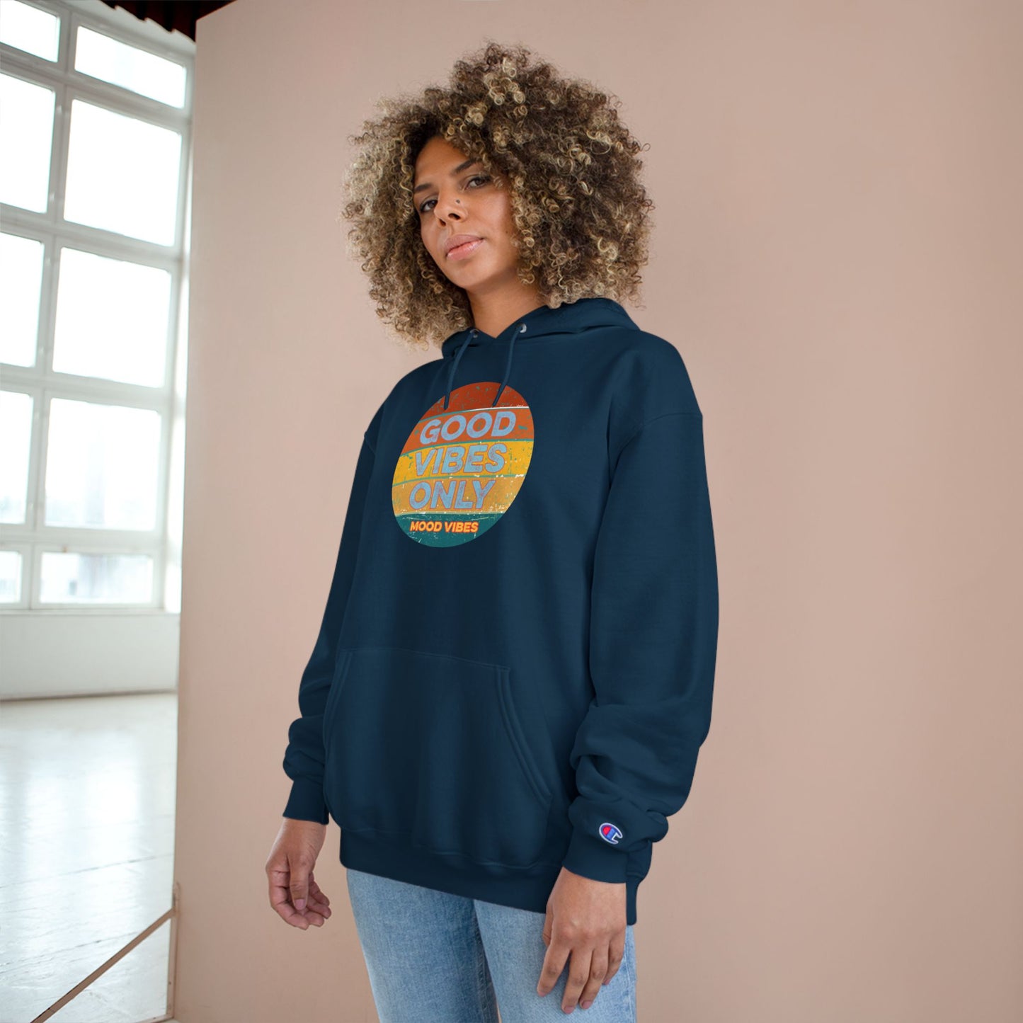 Good Vibes Only Champion Hoodie = Mood Vibes
