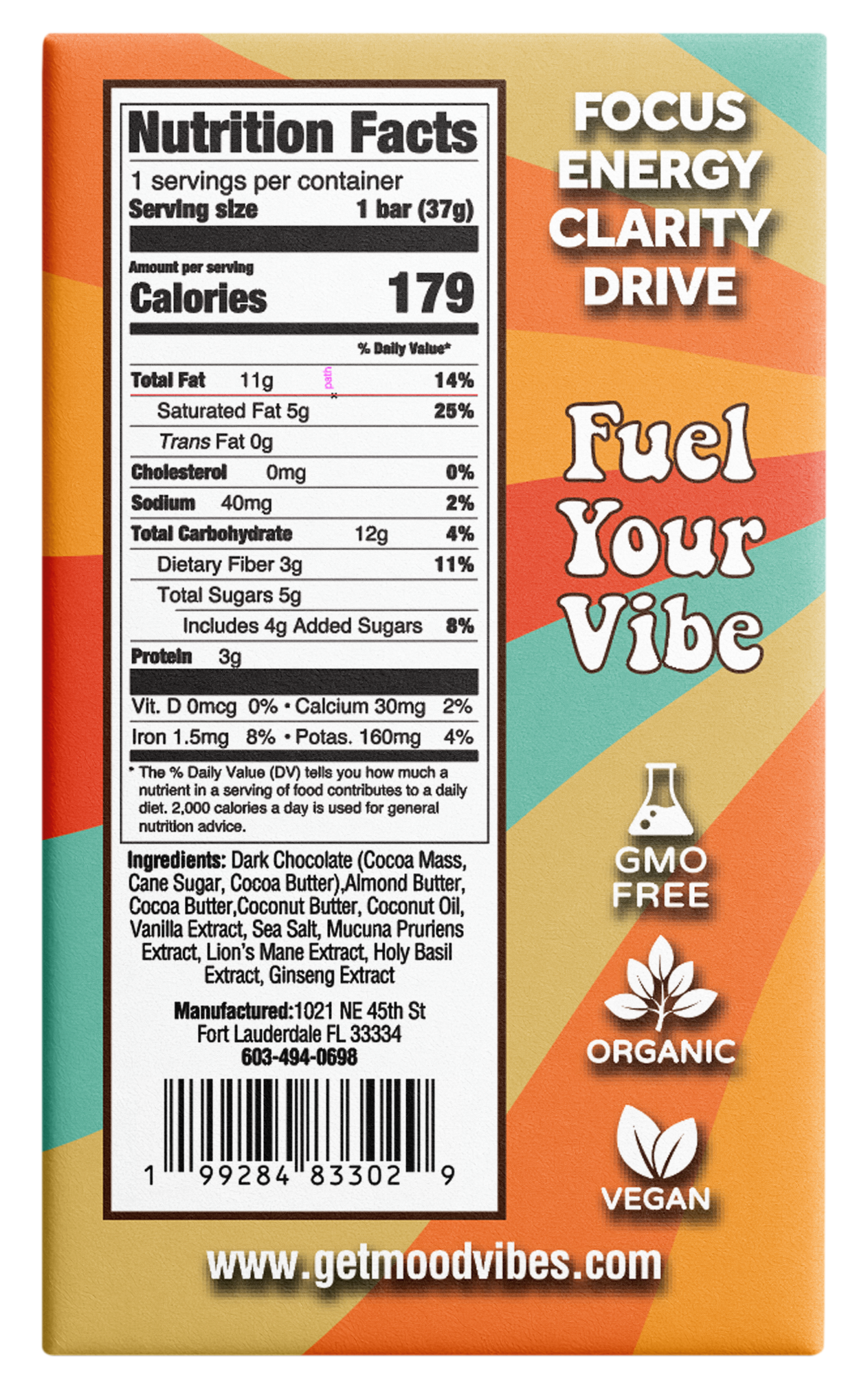 RISE Bar: Focus - Energy - Clarity - Drive