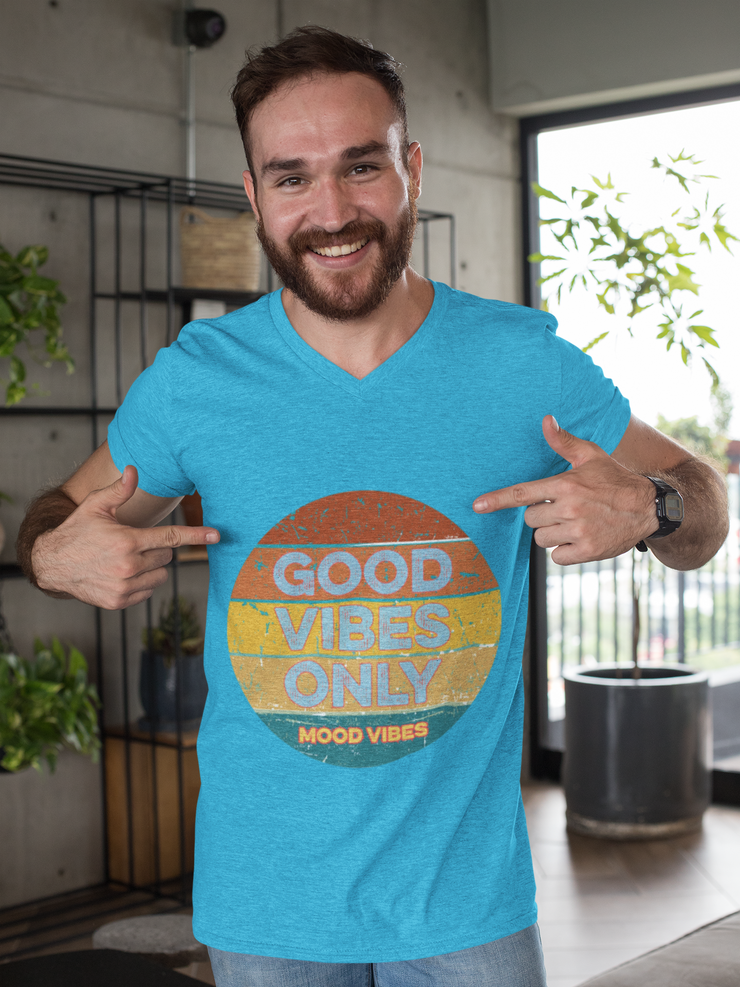 Good Vibes Only Men's T-Shirt - Mood Vibes
