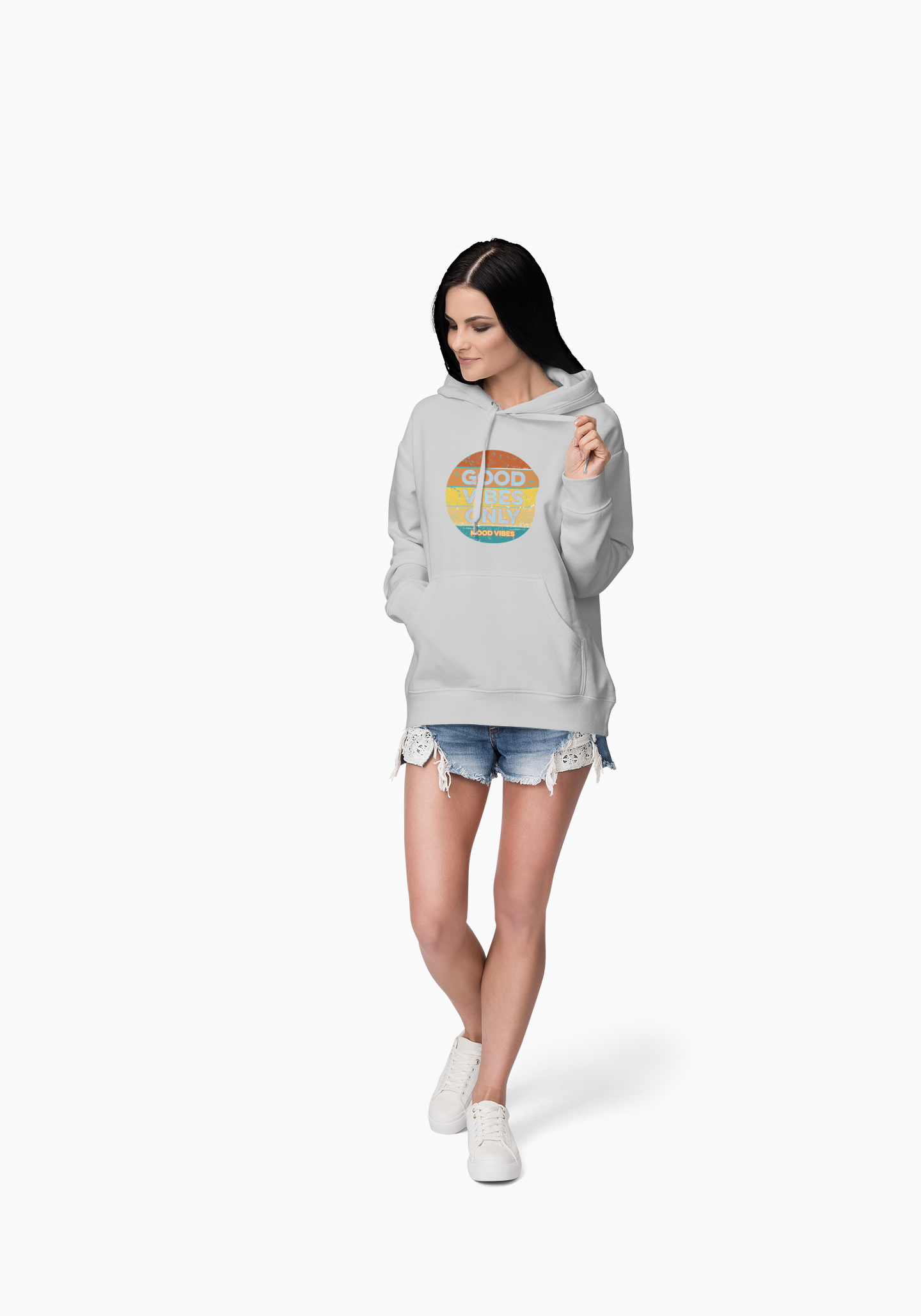 Good Vibes Only Champion Hoodie = Mood Vibes