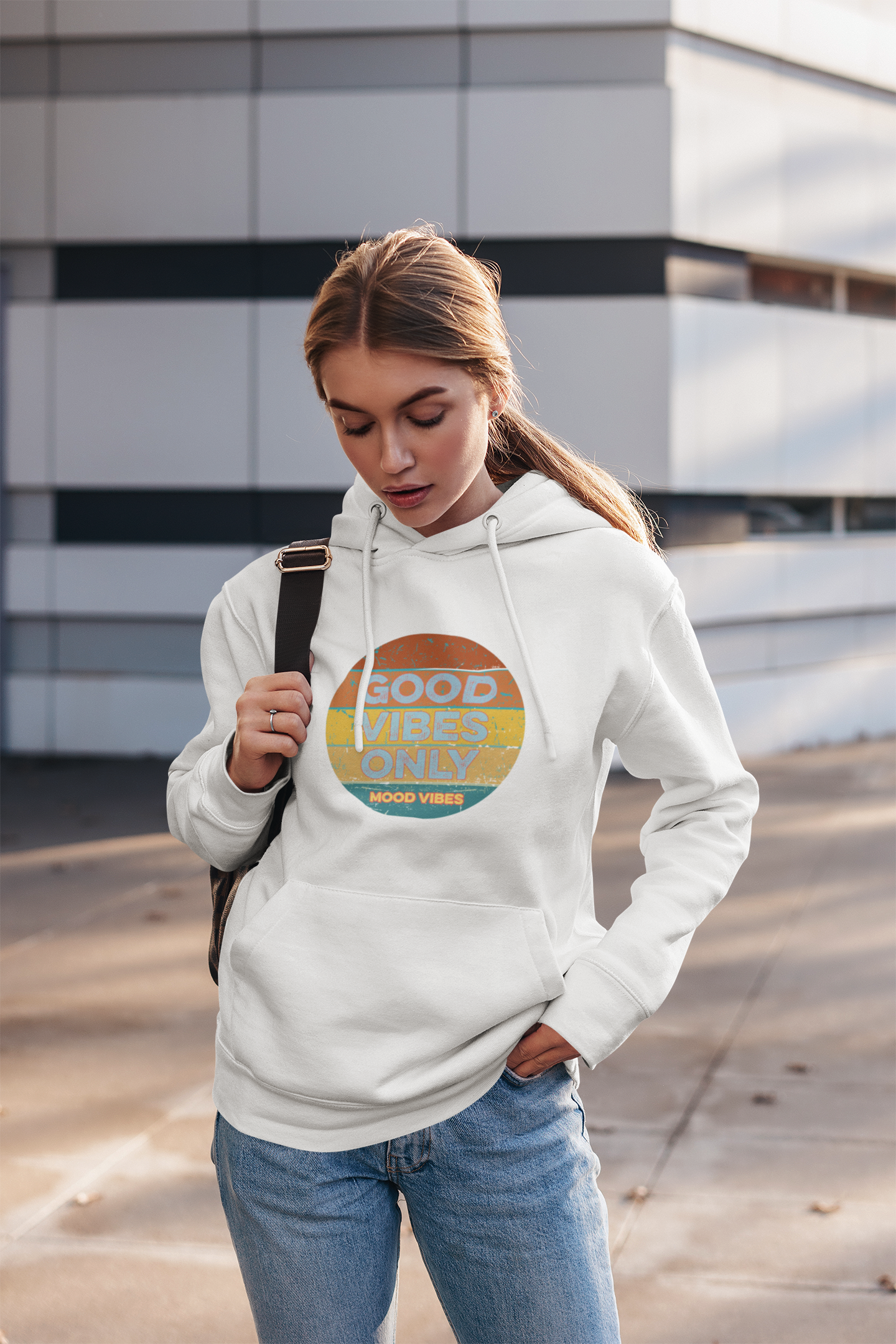 Good Vibes Only Champion Hoodie = Mood Vibes