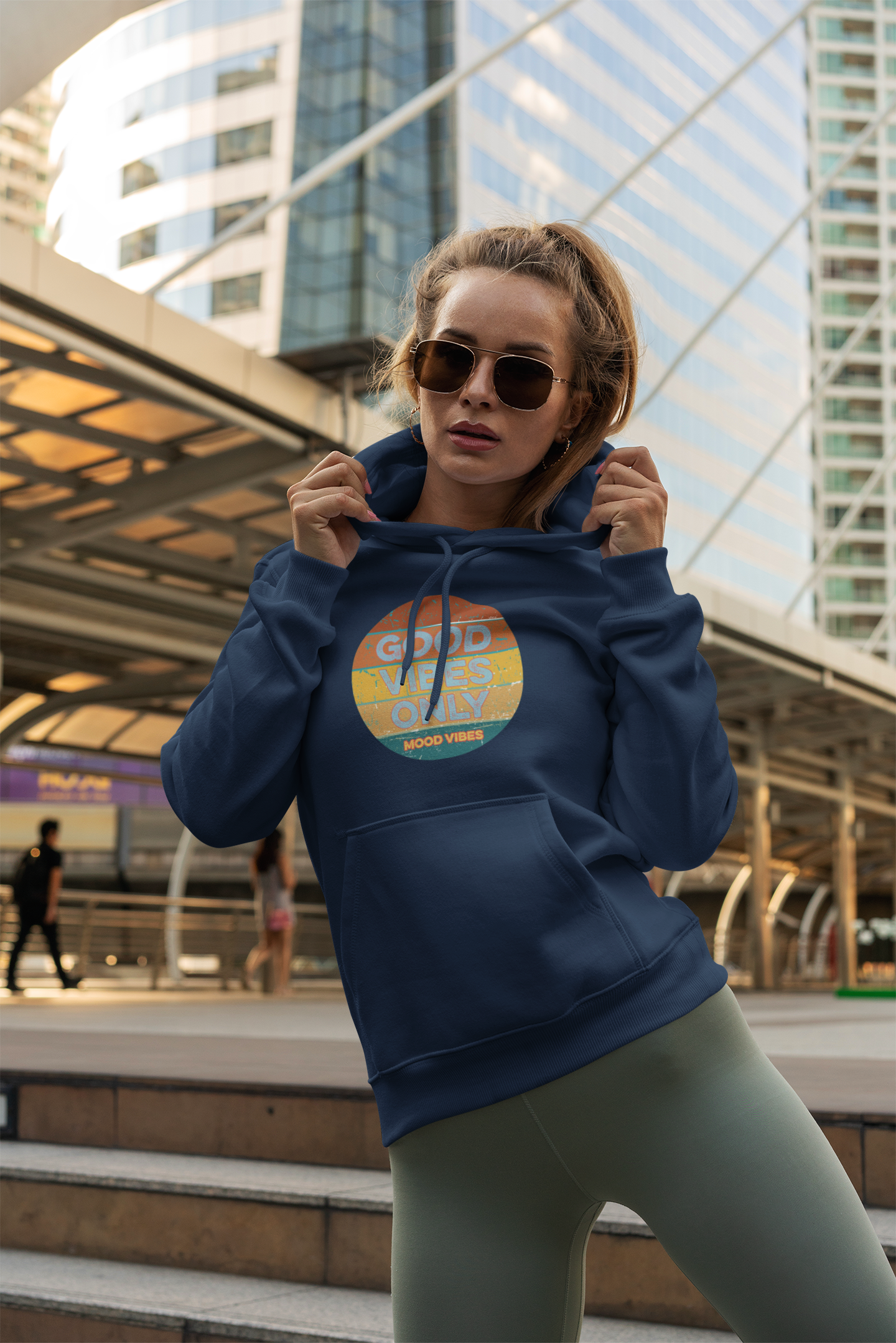 Good Vibes Only Champion Hoodie = Mood Vibes
