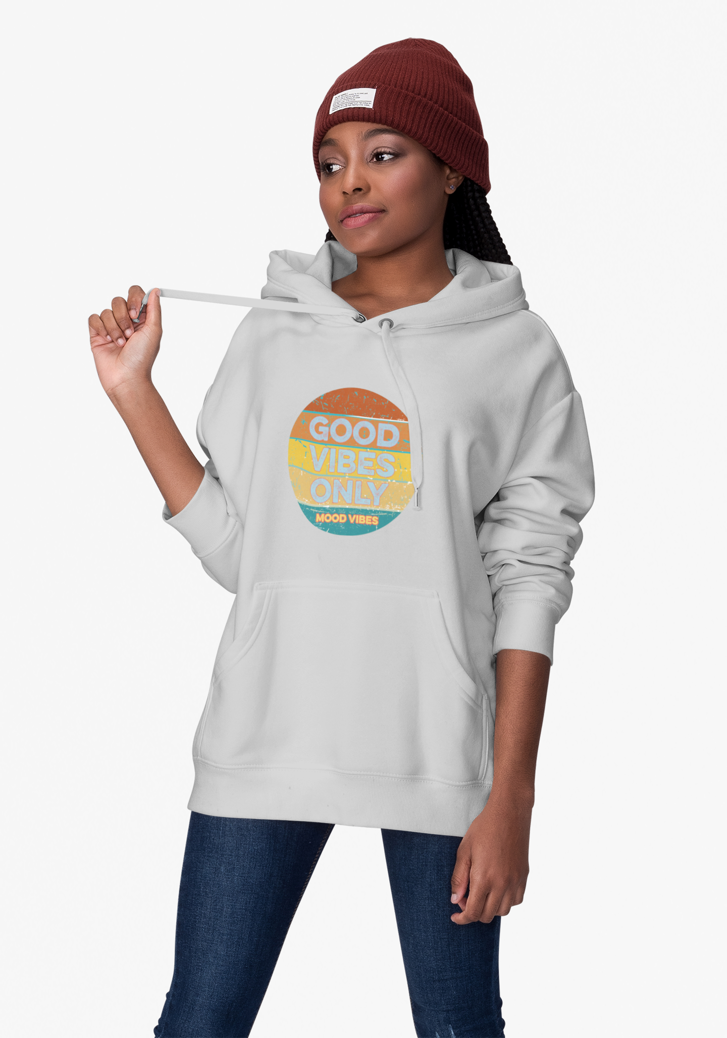 Good Vibes Only Champion Hoodie = Mood Vibes