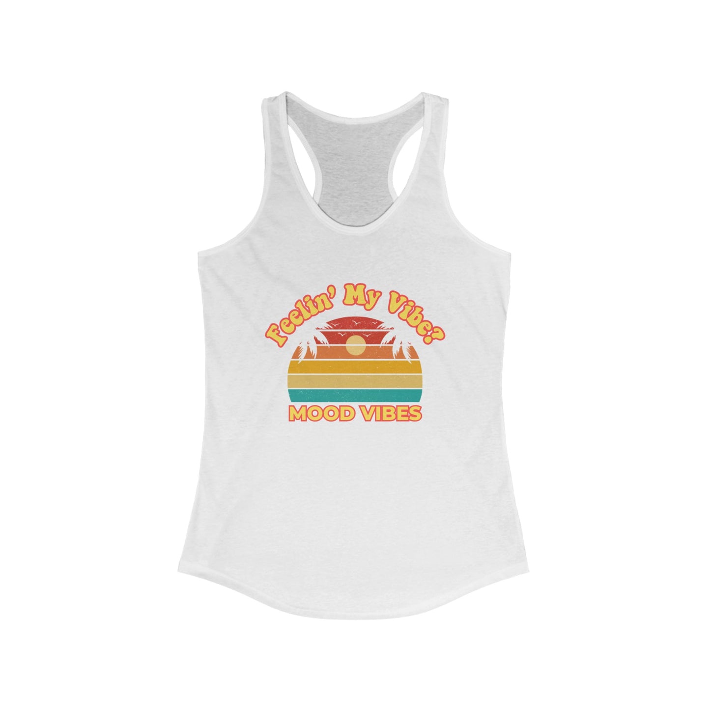Mood Vibes® Women’s Racerback Tank – Good Vibes Only