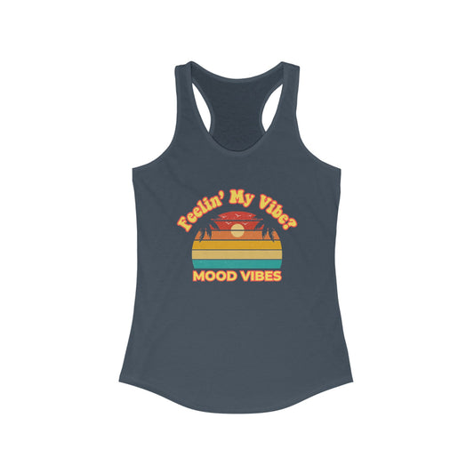 Mood Vibes® Women’s Racerback Tank – Good Vibes Only