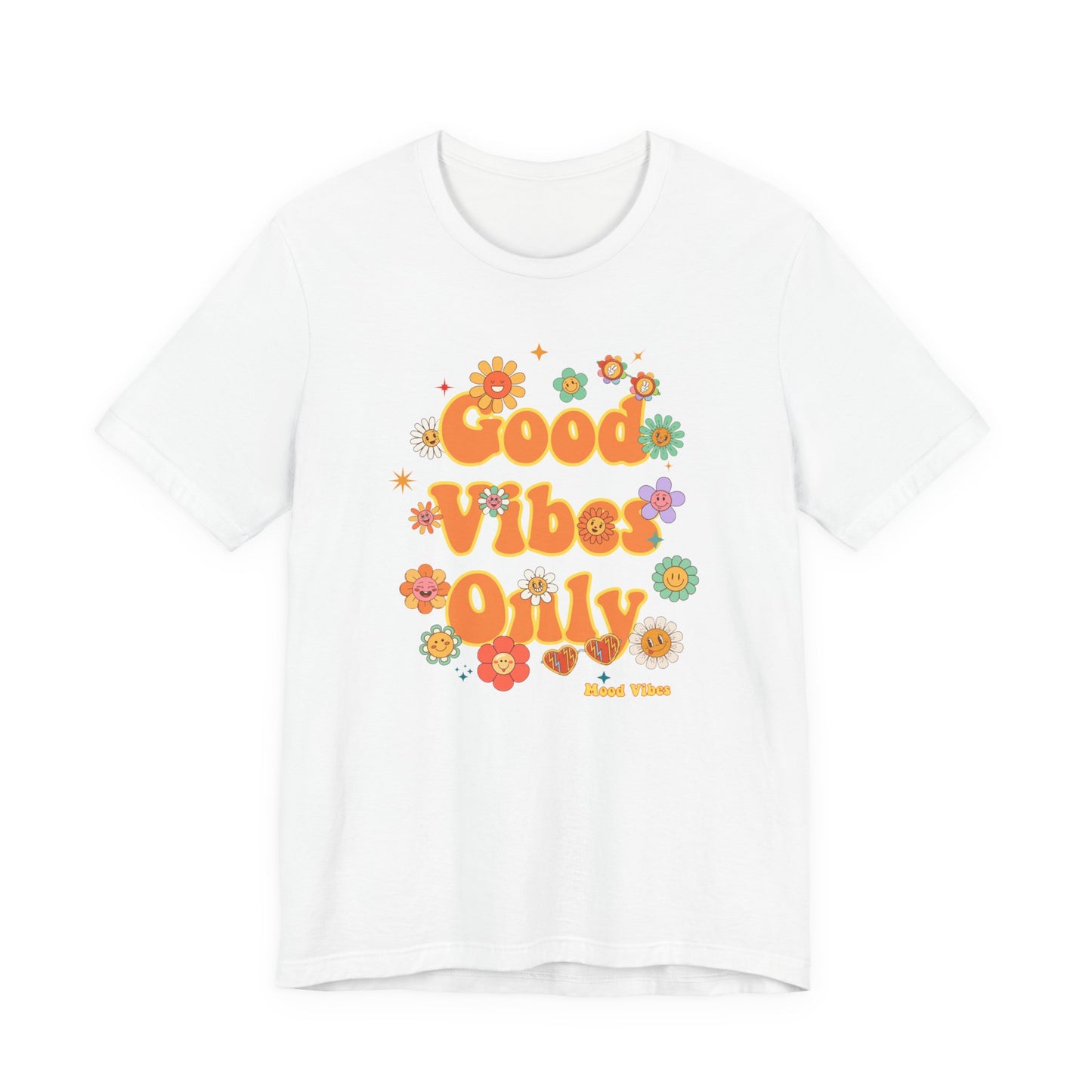 Good Vibes Only Flower Tee