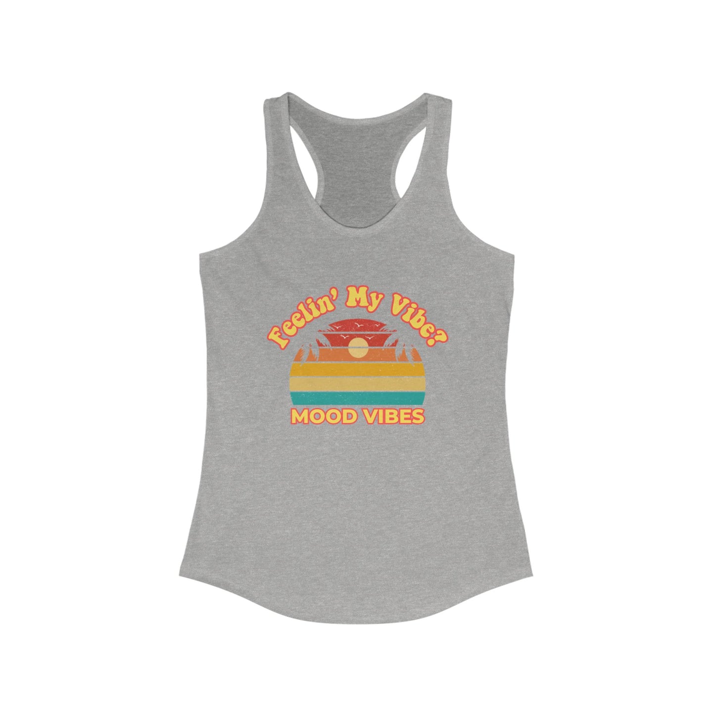 Mood Vibes® Women’s Racerback Tank – Good Vibes Only