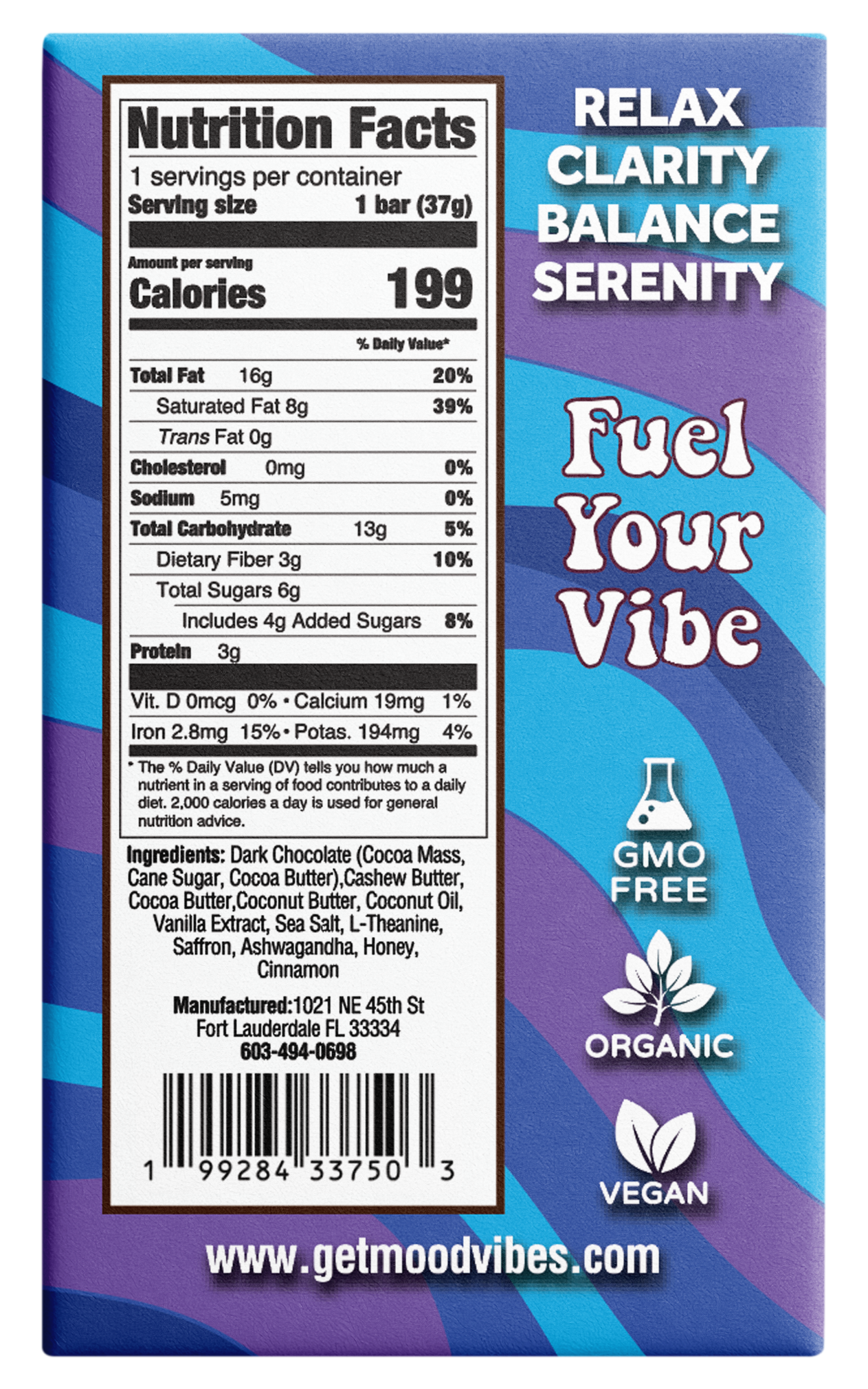CALM Bar: Relax - Clarity- Balance - Serenity