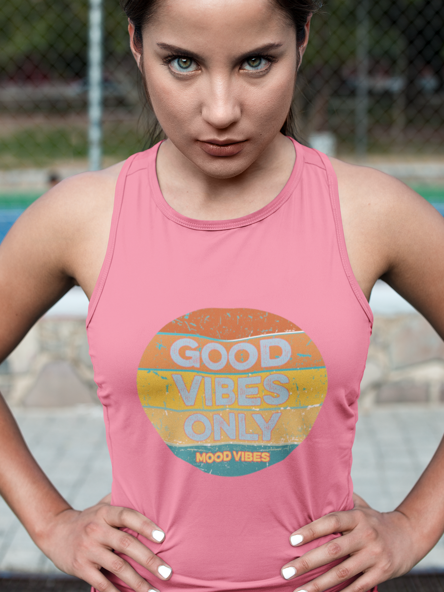 Good Vibes Only Racerback Tank - Mood Vibes
