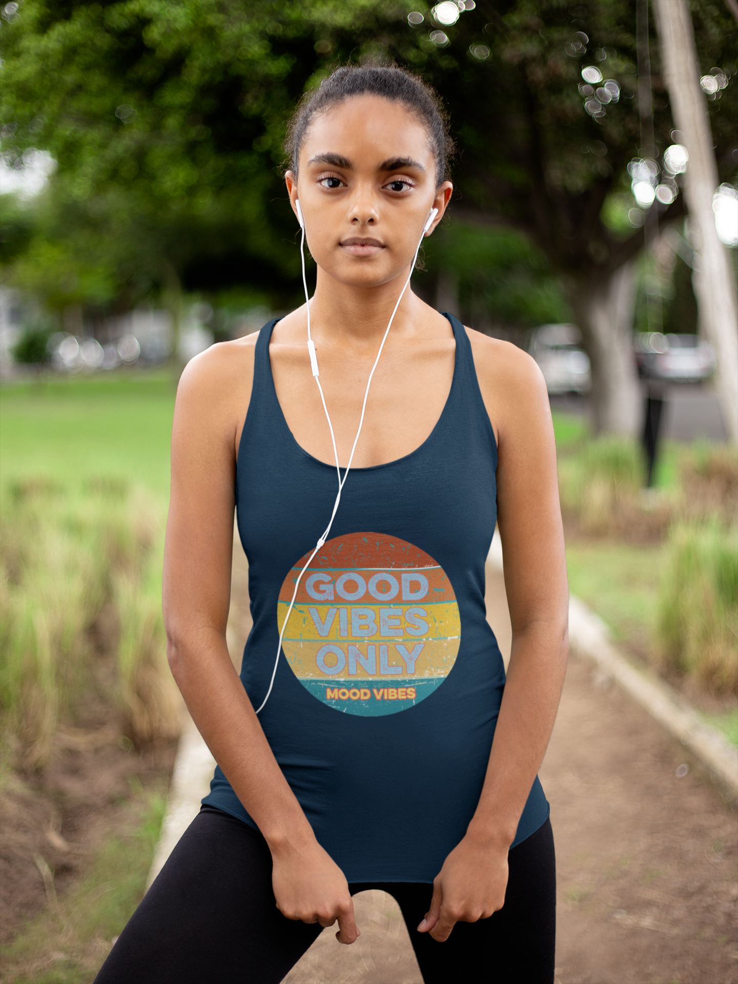 Good Vibes Only Racerback Tank - Mood Vibes