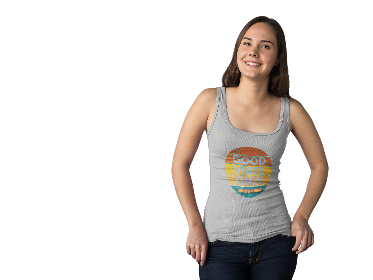 Good Vibes Only Racerback Tank - Mood Vibes