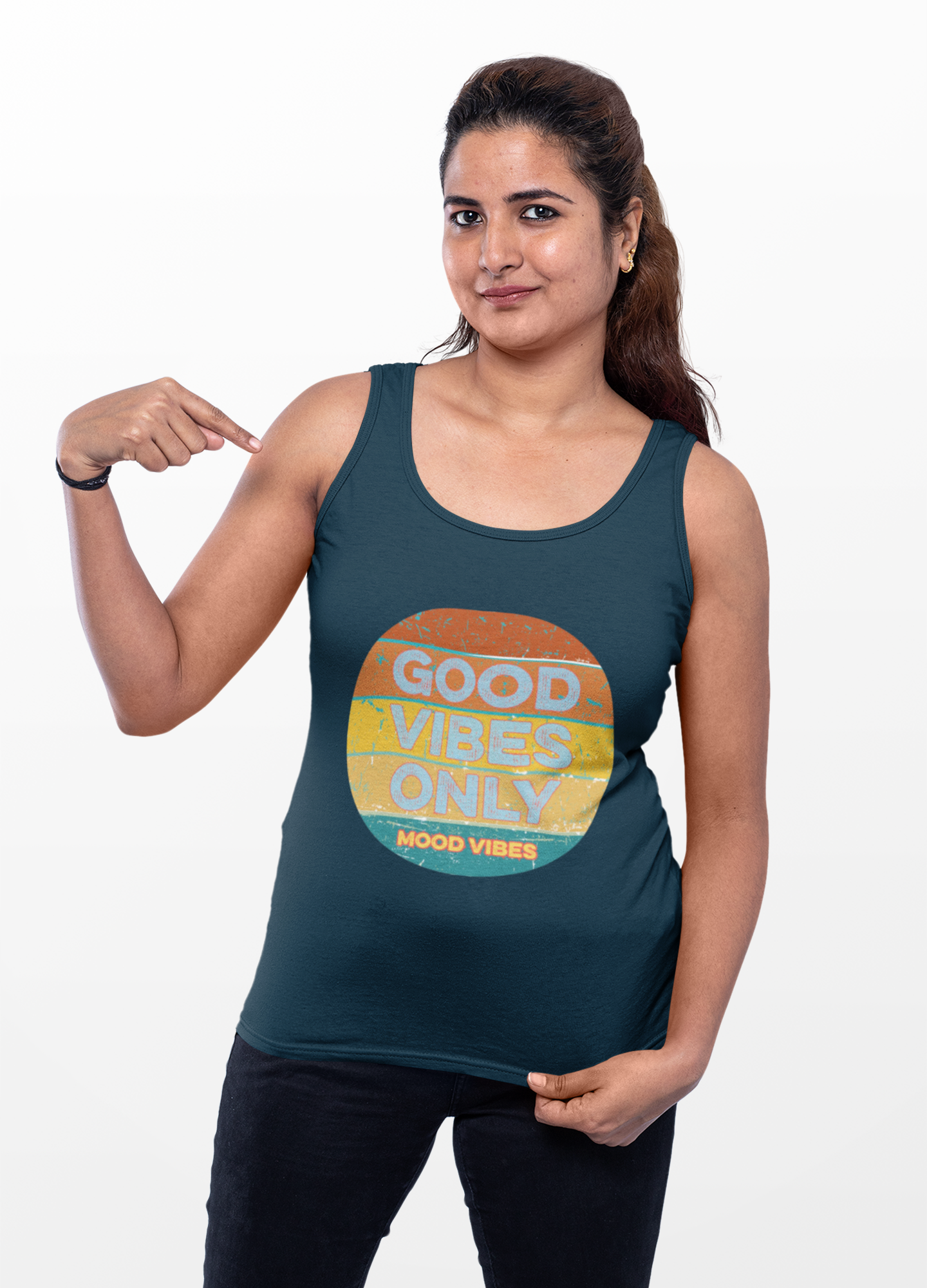 Good Vibes Only Racerback Tank - Mood Vibes