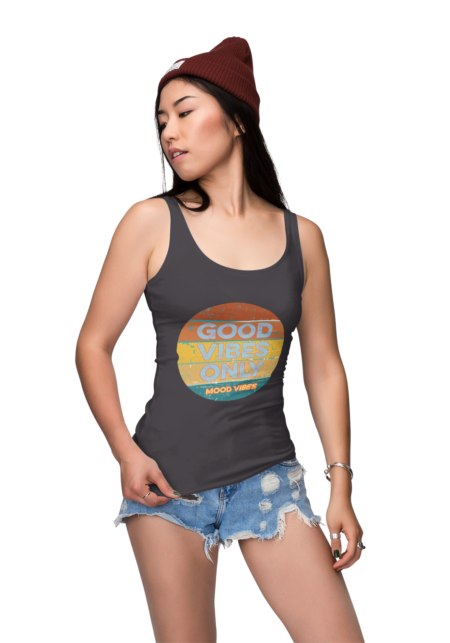 Good Vibes Only Racerback Tank - Mood Vibes