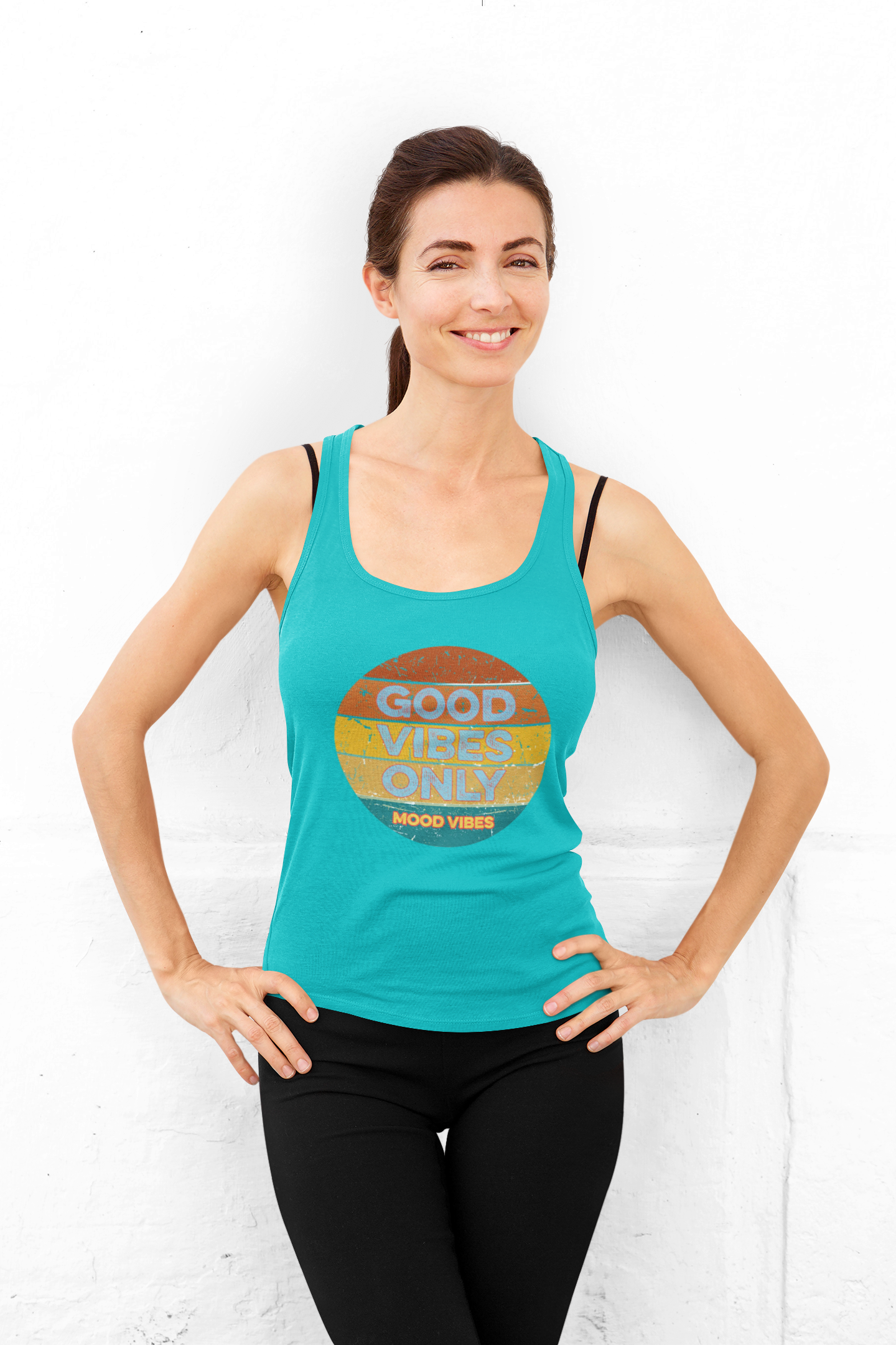 Good Vibes Only Racerback Tank - Mood Vibes